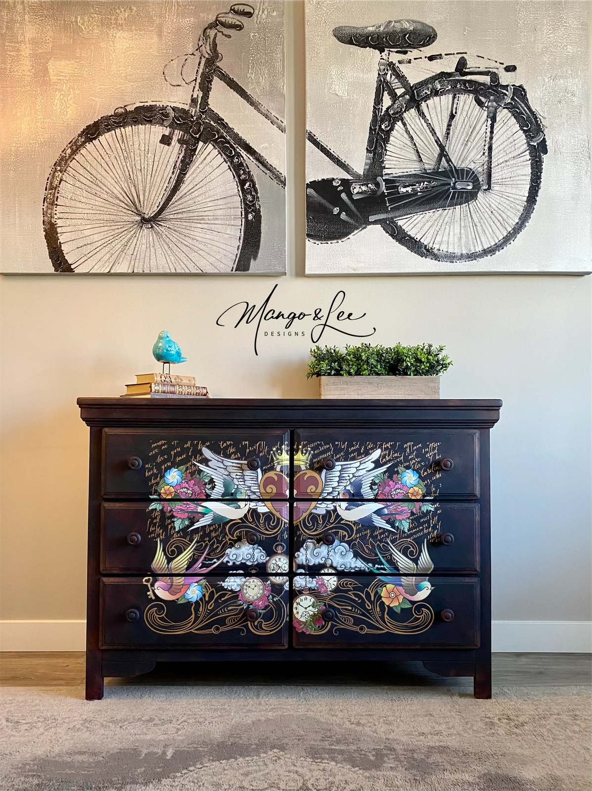 Mango & Lee Graphic Art Dresser