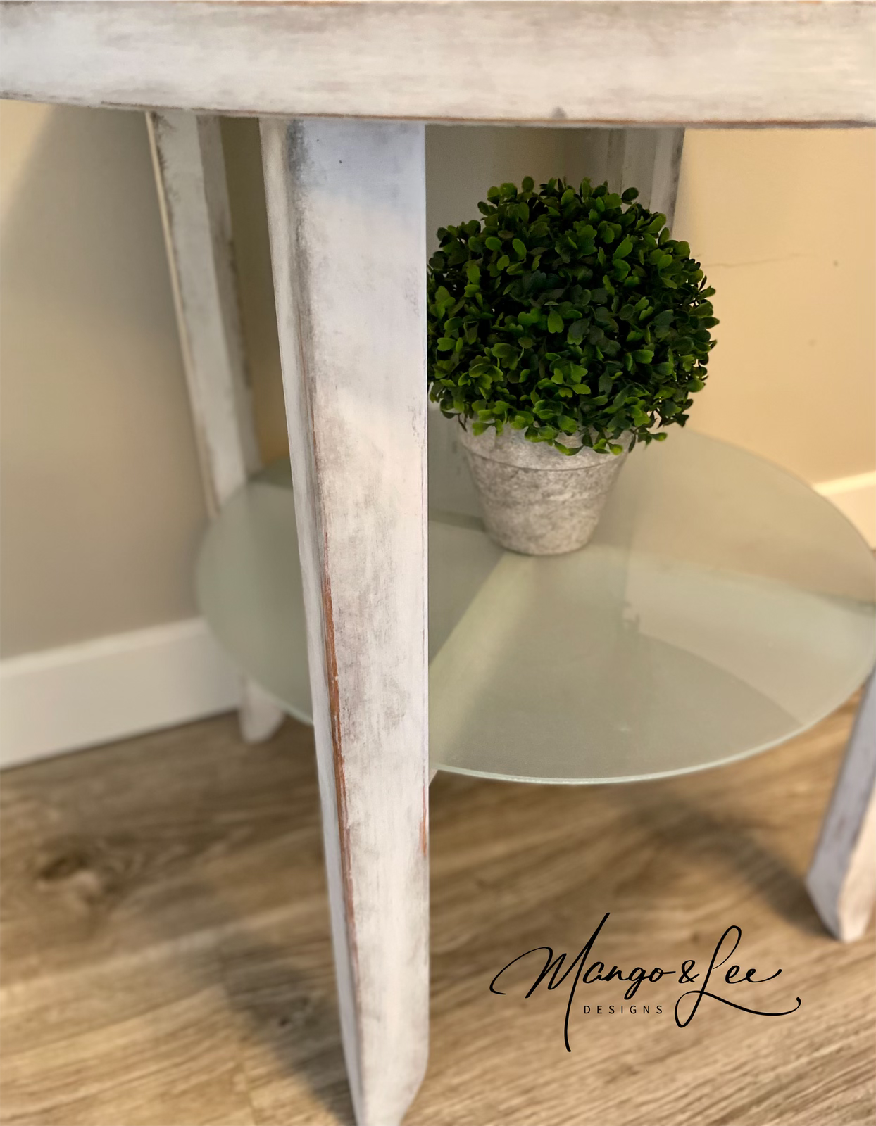 Floral Side Table